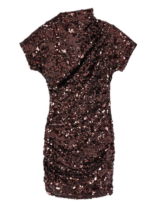 GANNIAbito corto a maniche corte con paillettes Ganni | A1030201ZWX DEMITASSE